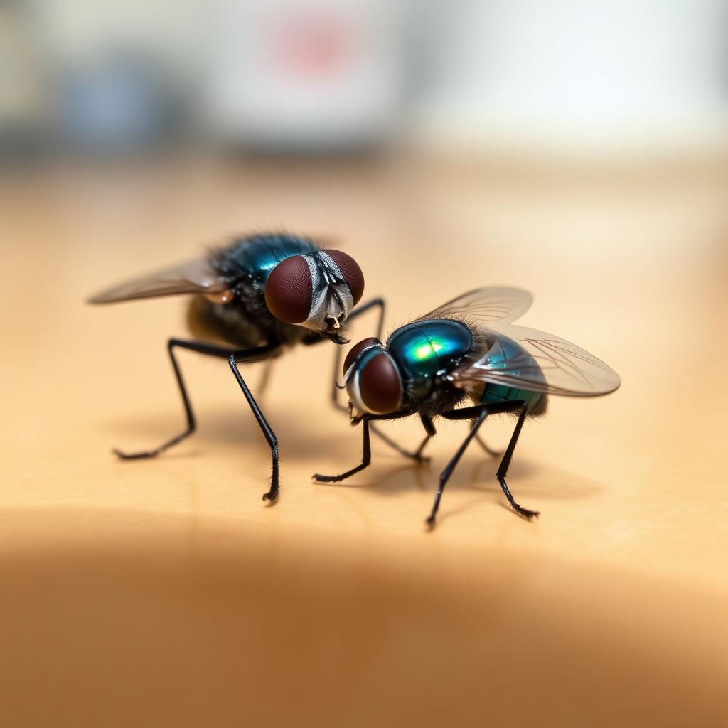 House Fly & Blowfly (Musca domestica / Calliphora spp.)