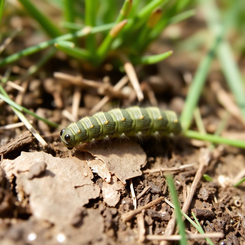 Lawn Grub & Armyworm (Spodoptera mauritia / Herpetogramma licarsisalis)